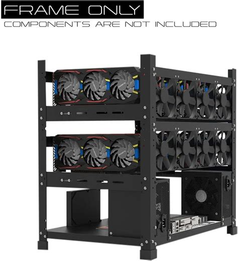 Buy AAAwave 12GPU Open Frame Mining Rig Frame Chassis With Biostar