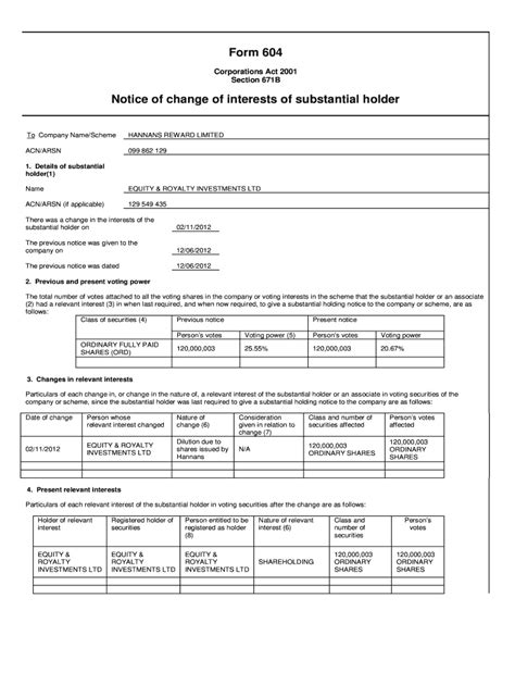 Form 604 Dispute Letter