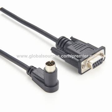 DB9 Female To 8 Pin Mini Din Serial RS232 Male Adapter Cable DB9 To