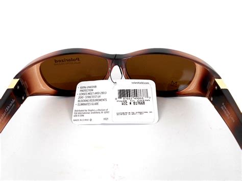 Foster Grant Solar Shield Polarized Sunglasses Fits Over Reading Glasses Medium Ebay