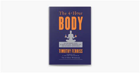 ‎the 4 Hour Body By Timothy Ferriss On Apple Books