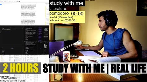 Dez Part Study With Me Hours Pomodoro Rain Sounds