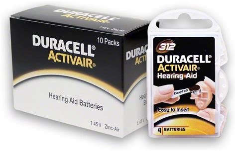 Amazon Duracell Activair Easy Tab Size 675 40 Batteries Health