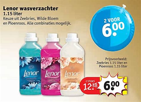 Lenor Wasverzachter Aanbieding Bij Kruidvat Folders Nl