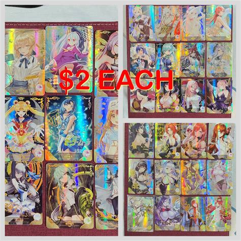 2 Each Goddess Story SSR Waifu Cards Hobbies Toys Toys Games On