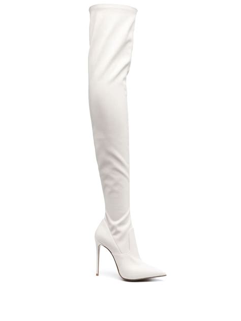 Le Silla Eva Mm Thigh High Boots White Farfetch