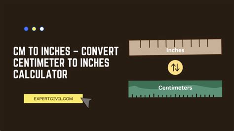 Cm To Inches Convert Centimeter To Inches Calculator