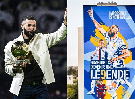 Karim Benzema Inaugure Une Fresque Géante à Son Effigie Et Présente Son