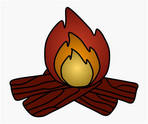 Fire, Logs - Cartoon , Free Transparent Clipart - ClipartKey