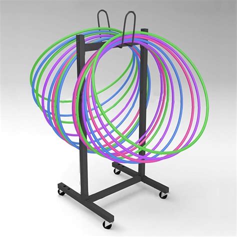 amazoncom zimgod floor standing hula fitness hoop stand holder