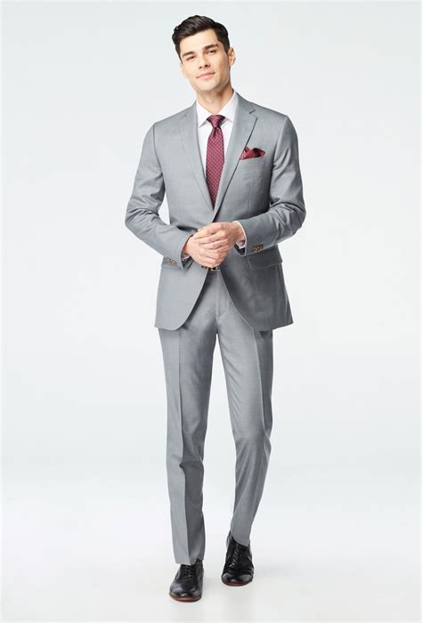 Custom Suits Made For You - Highbridge Light Gray Suit | INDOCHINO