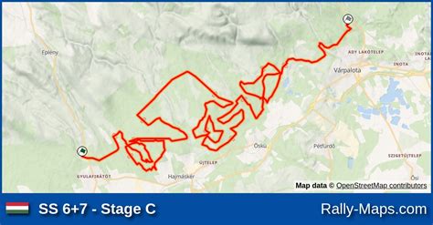 Ss Stage C Stage Map Hungarian Baja Rally Maps