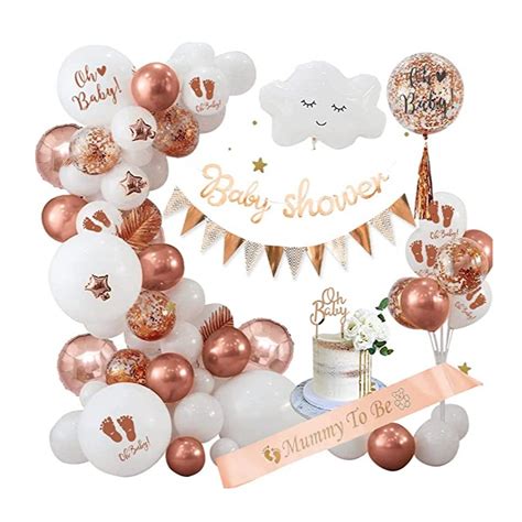 53 Tlg Set Baby Shower Party Ballon Dekoration