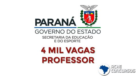 Secretaria De Educa O Do Paran Seed Pr Remarca Provas Para Professores