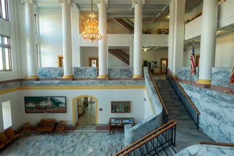 The Atrium Inside The Plumas County Courthouse In Quincy California