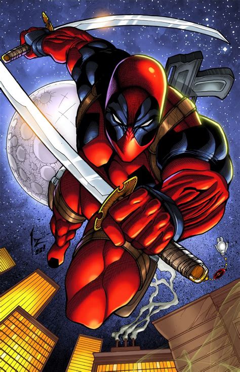 Deadpool Splash Colors Edition Deadpool Deadpool Comic Marvel Deadpool