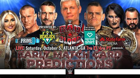 WWE Bad Blood 2024 Match Card Predictions One News Page VIDEO