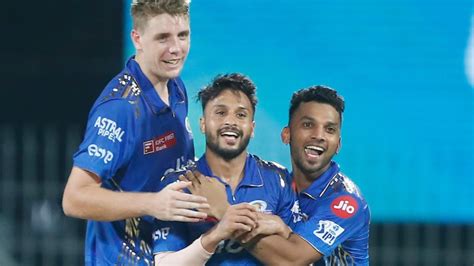 Agency News Akash Madhwal S Fifer Helps Mumbai Indians Defeat LSG In