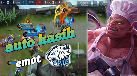 KETEMU EVOS AUTO TUNJUKIN SKILL FRANCO YouTube