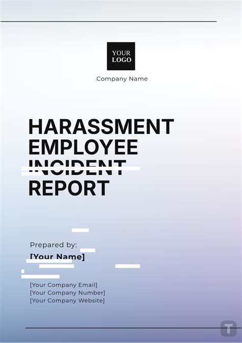 Free Employee Incident Report Templates Edit Online And Download