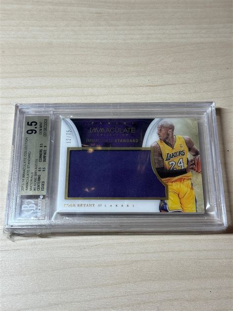 2013 14 Panini immaculate Kobe Bryant 限量鑑定用品卡 小國寶 BGS 9 5 Yahoo奇摩拍賣