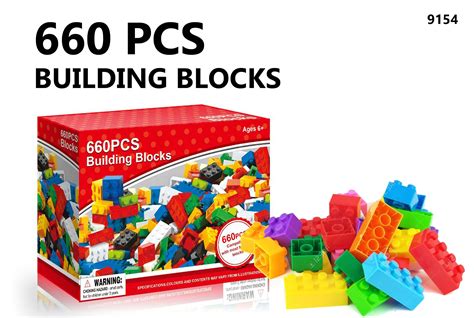 Wholesale Creative Building Blocks Kids Game 660 pcs