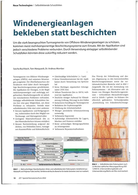 PDF Korrosionsschutz Von Offshore Turmsegmenten