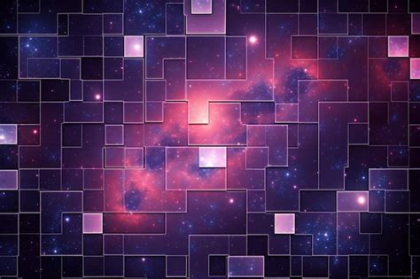 Premium Photo Square Galaxy Abstract Background