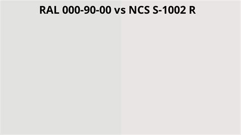 Ral 000 90 00 Vs Ncs S 1002 R Ral Colour Chart Uk