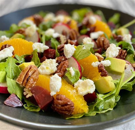 Beet And Goat Cheese Arugula Salad Diary