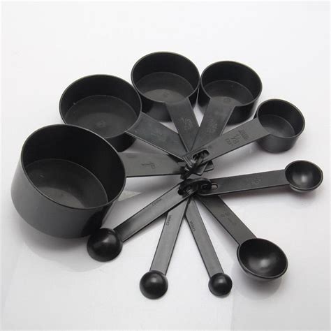 Buy High Quality Pcs Black Plastic Spoon Baking Coffee Measuring