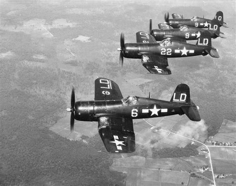 Asisbiz Vought F4U 4 Corsair VMF 212 White LD6 LD22 LD9 And LD8 In