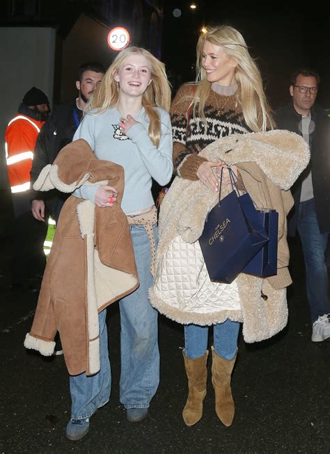 Claudia Schiffer Y Su Hija Clementine Como Dos Gotas De Agua En Londres