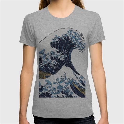 Hokusai“the Great Wave Off Kanagawa” T Shirt By Dohshin Society6 Great Wave Off Kanagawa