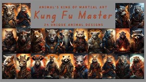 Artstation Kung Fu Master Animals World Of Martial Art 24 Unique