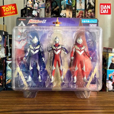 Jual Bandai Ultra Hero Series Ex Ultraman Tiga Th Anniversary Set