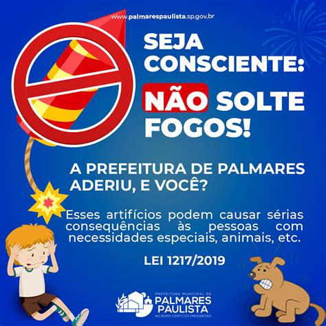 SEJA CONSCIENTE NÃO SOLTE FOGOS