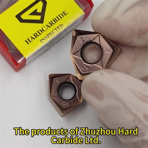 Zhuzhou Hardcarbide Carbide Inserts Tpmt Tpmt Hq For Steel And