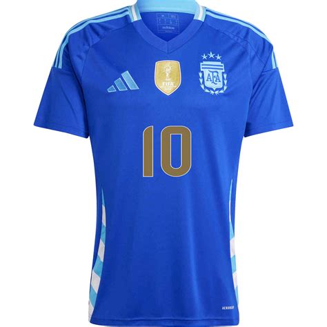 2024 adidas Lionel Messi Argentina Away Jersey - SoccerPro