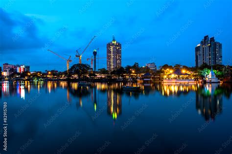 Colombo Skyline At Night