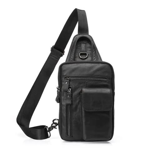 Buy Men Chest Pack Single Shoulder Strap Back Bags