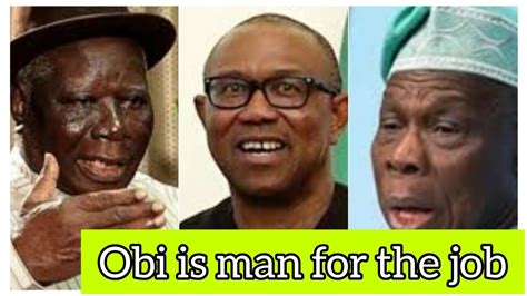 BREAKING LESS THAN 48HRS EDWIN CLARK JOINS OBASANJO ENDORSES PETER