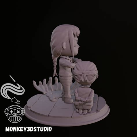 Archivo STL Chainsaw Man Makima Chibi Plan de impresión en 3D