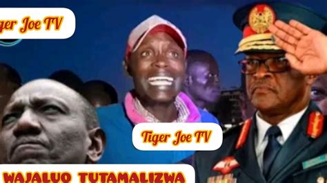 RAILA AKIENDA INJE YA INCHI SISI WAJALUO KWISHA YouTube