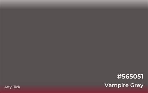 Vampire Grey Color ArtyClick