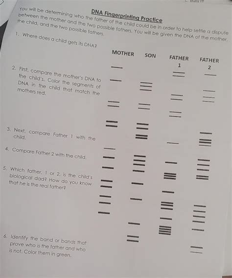 Solved Theyre Dna Fingerprinting Practice You Will Be