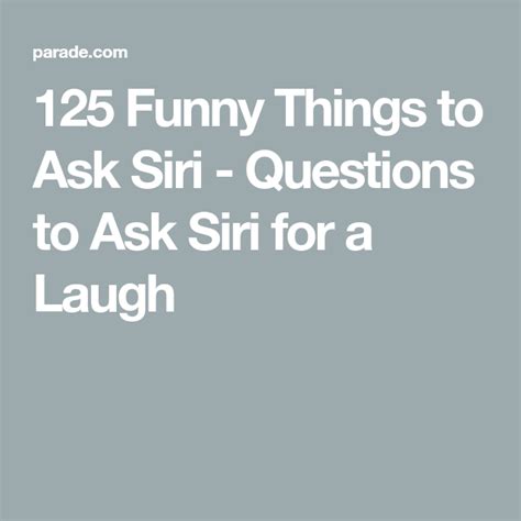 funny questions   siri   hilarious answers artofit
