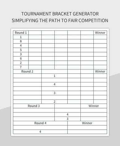 Free Tournament Bracket Templates For Google Sheets And Microsoft Excel ...