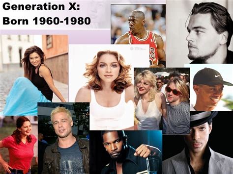 Generation X Famous People