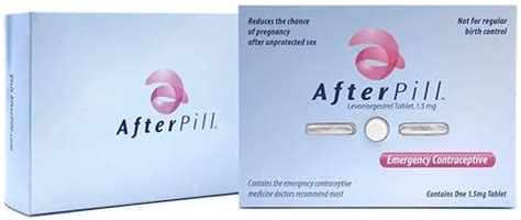 Afterpill Morning After Emergency Contraceptive Pill Unit One Step